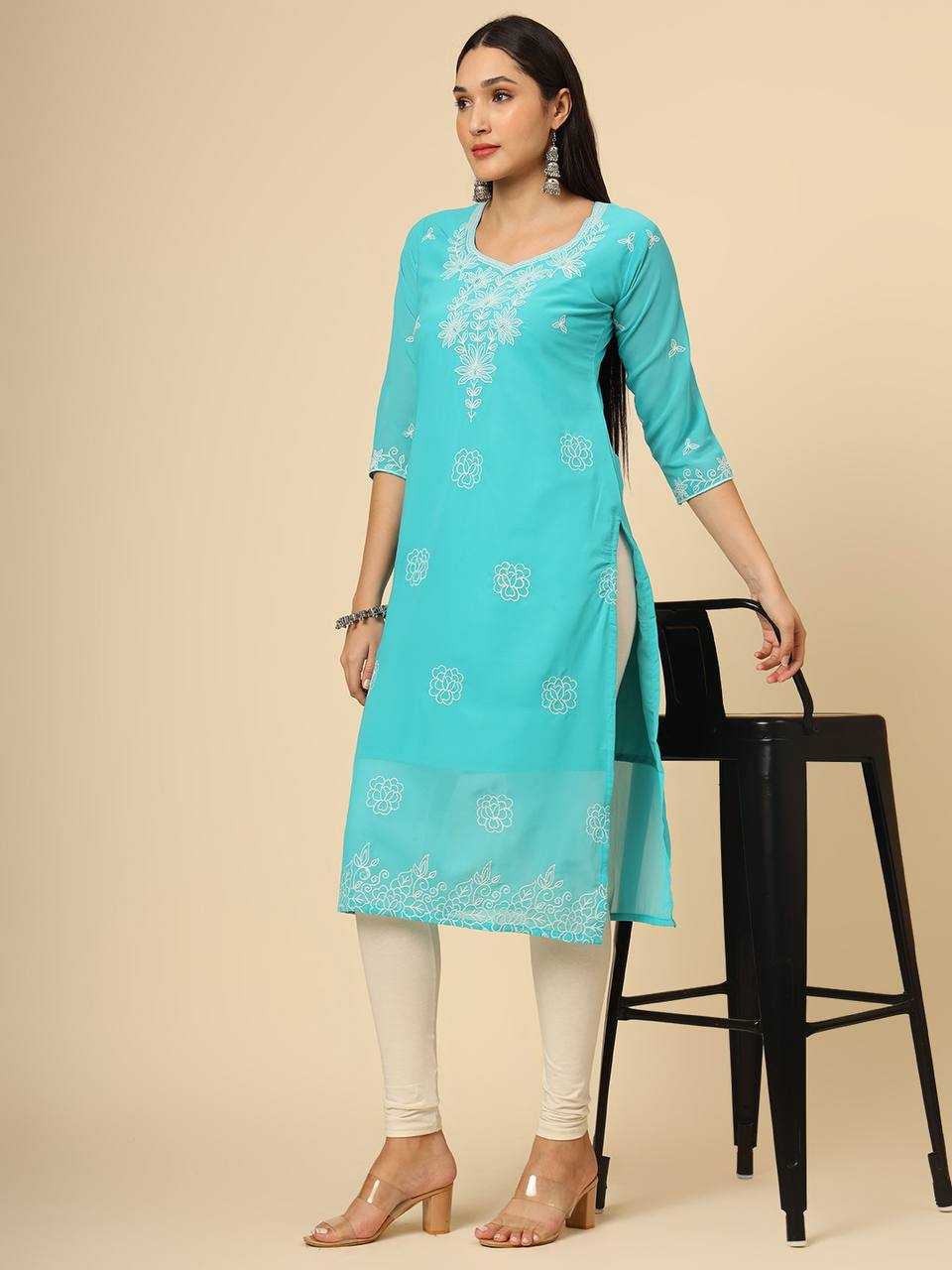 YNF GEORGETTE RVL Gopala3 WHOLESALE KURTIS MANUFACTURER